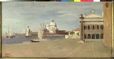 View of the Grand Canal, Venice, from the Riva degli Schiavone, 1828 by Jean Baptiste Camille Corot